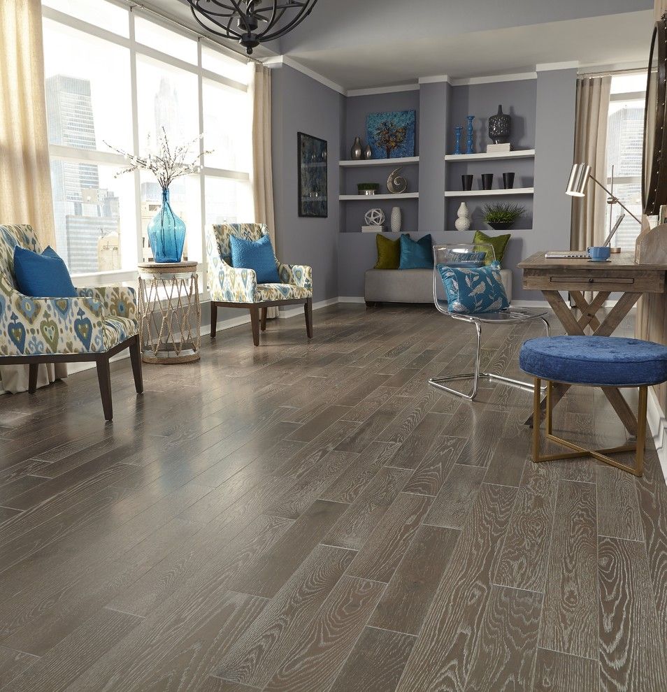 Lumber Liquidators Complaints for a Contemporary Living Room with a Dark Wood Floor and Lumber Liquidators by Lumber Liquidators