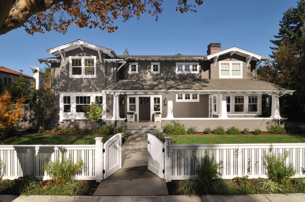 Lyndhurst Castle for a Craftsman Landscape with a Welcoming and Palo Alto Arts and Crafts by Fgy Architects