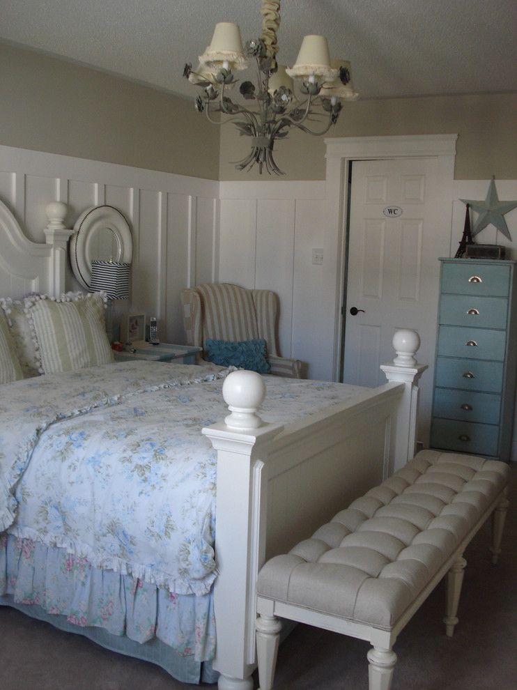 Lyndhurst Castle for a Traditional Bedroom with a White and Beach Style Master by Chris  Kauffman