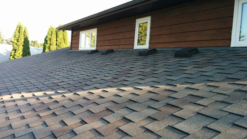 Malarkey Shingles for a Traditional Exterior with a Shingles and Misc Roofing by Piller & Putz Construction