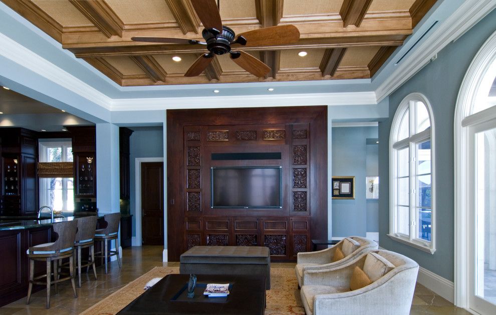 Manalapan Fl for a Traditional Family Room with a Traditional and Nirvana   Manalapan, Fl by Cudmore Builders