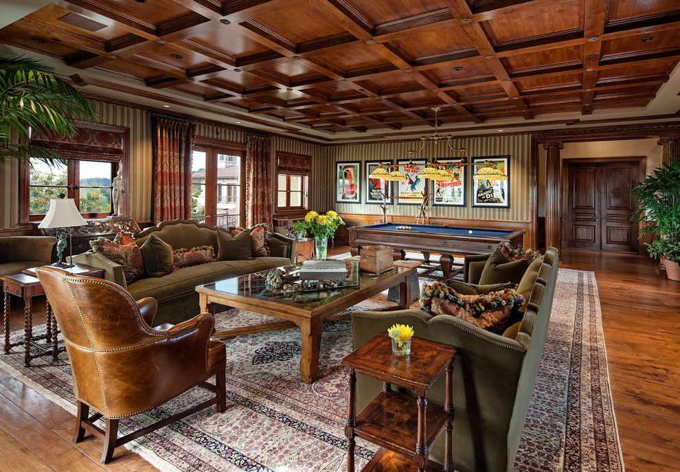 Mannlake for a Traditional Family Room with a High End and Custom Beverly Hills Estate by Buda Design