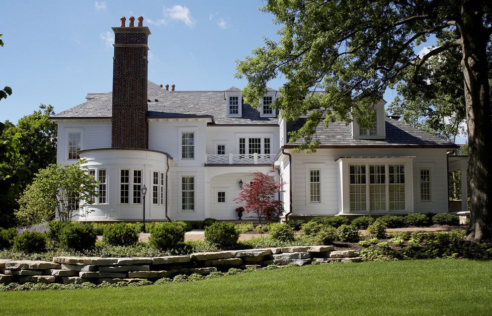 Maple Lawn Md for a Traditional Exterior with a Lap Siding and Park Ave #2 by Michael Abraham Architecture