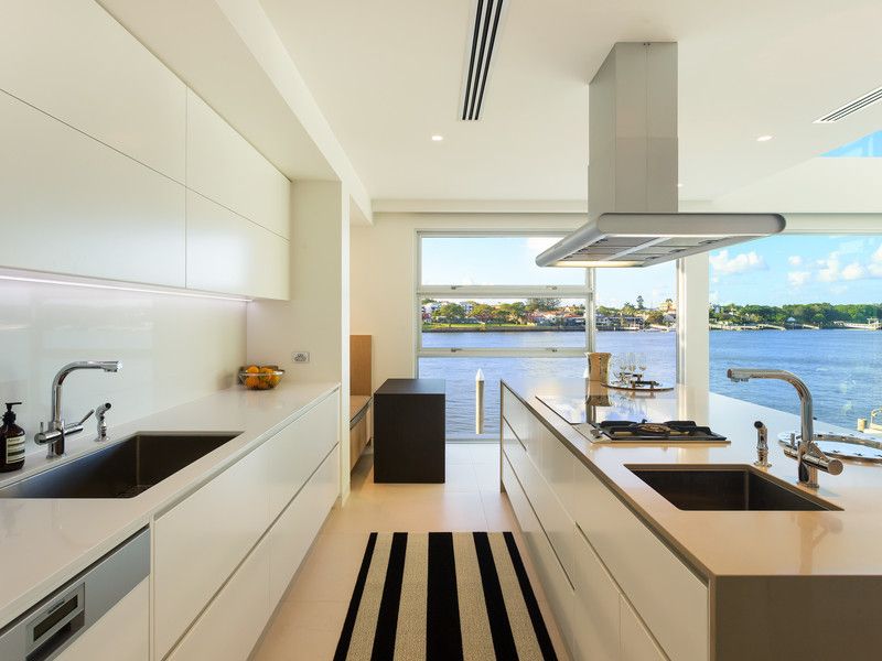 Marbeck Appliance for a Modern Kitchen with a Stone and Norman Park by Builtex Homes