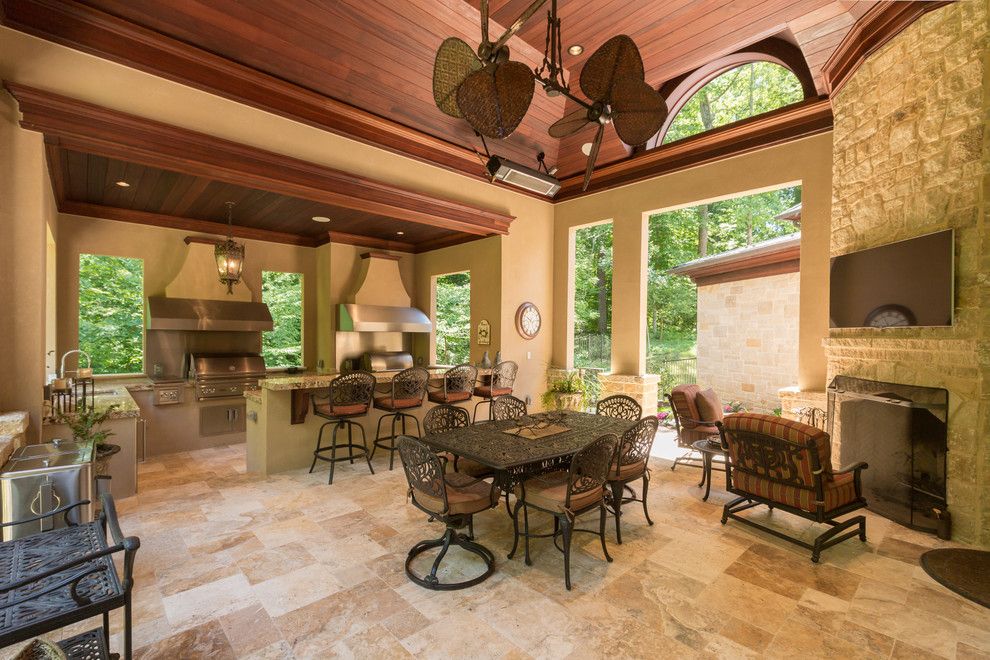 Marbeck Appliance for a Traditional Porch with a Limestone and Turkey Run Road Mclean, Va by James Mcdonald Associate Architects, Pc