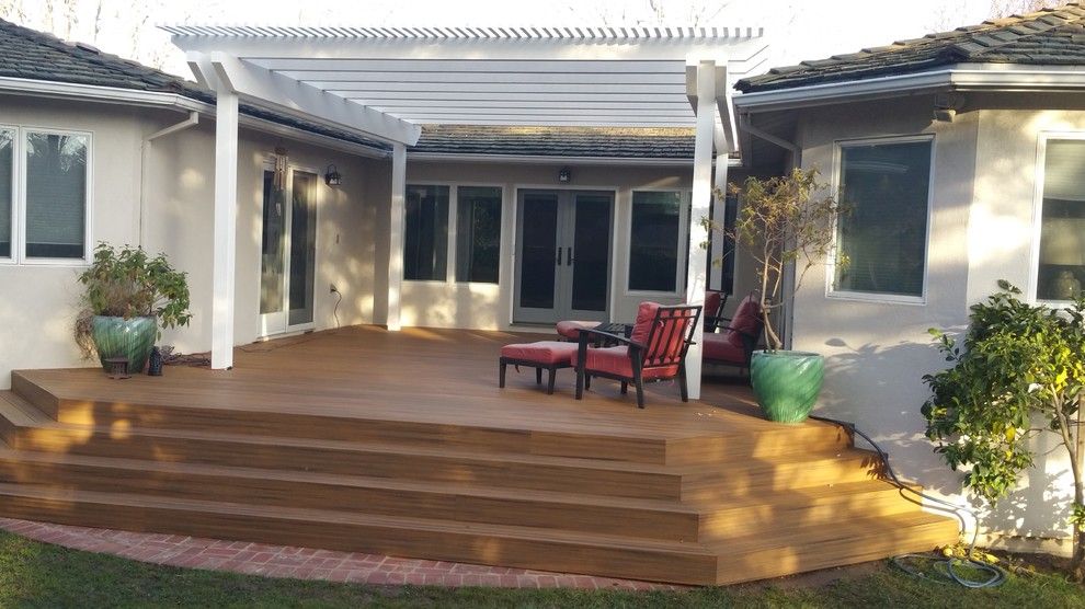 Marborg Santa Barbara for a Contemporary Spaces with a Deck Contractors and Various Decks and Arbors by M&m Builders