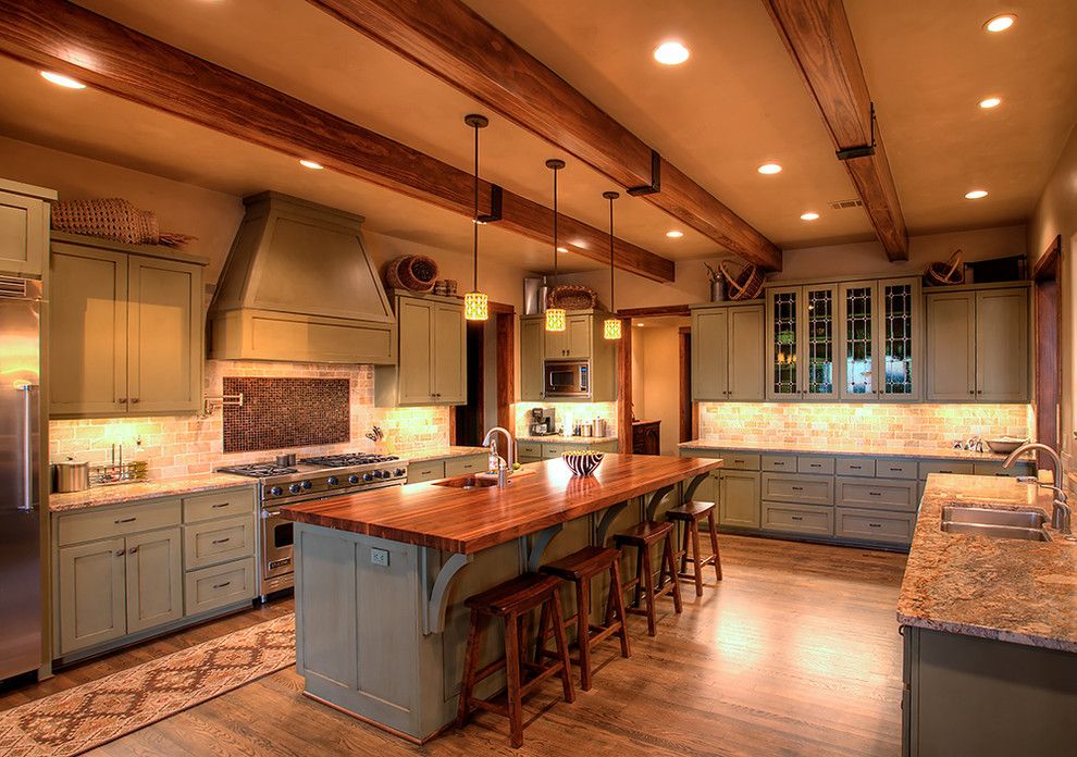 Marquis at Great Hills for a Contemporary Kitchen with a Recessed Lights and Hill Country Craftsman Kitchen by Amanda Still, Hill Design + Gallery