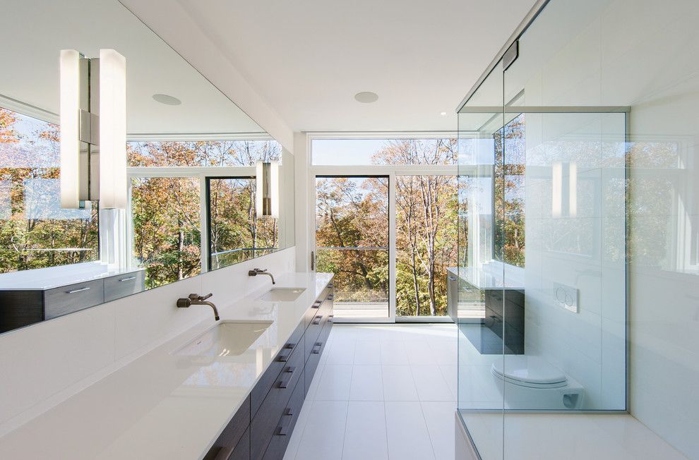 Marquis at Great Hills for a Modern Bathroom with a Architects Challenge and Gatineau Hills by Marvin Windows and Doors