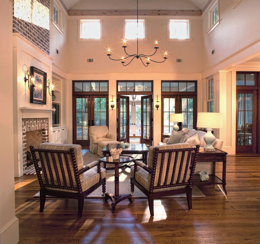 Masons Supply for a Traditional Living Room with a Contemporary and Anson Park, Palmetto Bluff by Yestermorrow Homebuilders