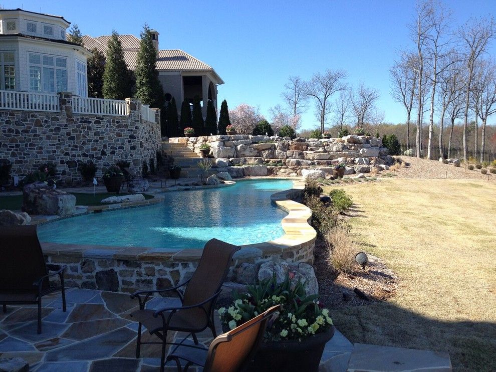 Mccall Golf Course for a Transitional Pool with a Shingled Roof and Pools & Oasis by Paragon Landscape Management