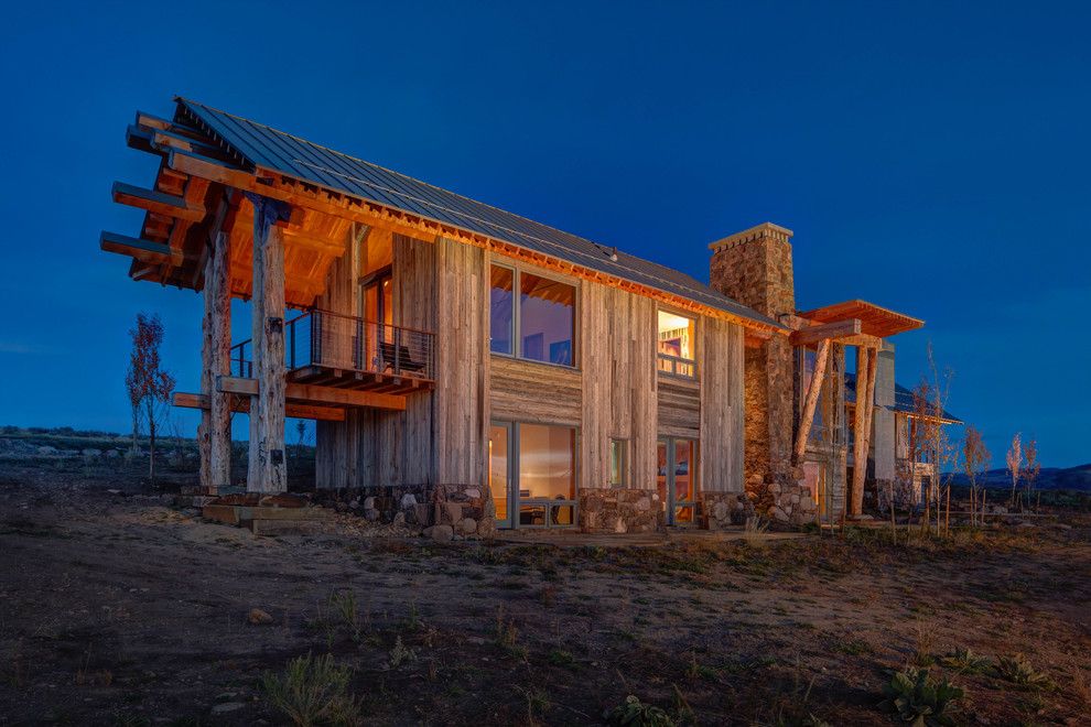 Mcdowell Mountain Ranch for a Rustic Exterior with a Wood and Wolf Creek Ranch by Shubin + Donaldson Architects, Inc.