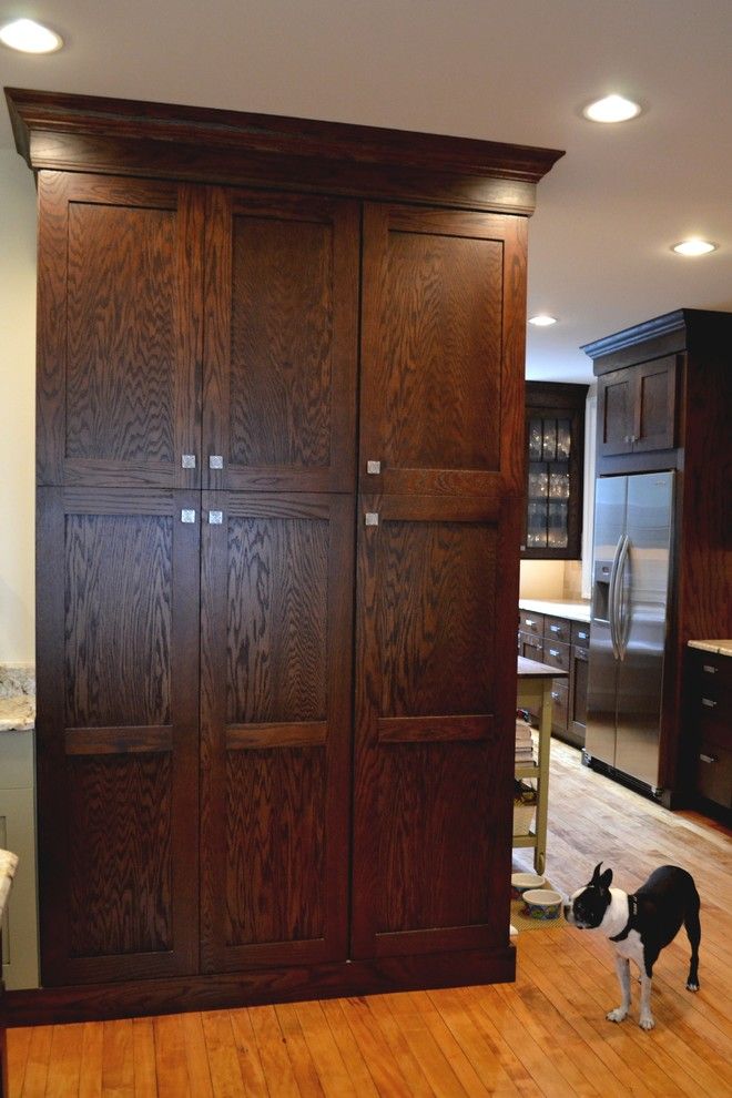 Mecca Furniture for a Rustic Kitchen with a Pantry and Dynasty Mecca Oak Chestnut by Sterling Kitchen & Bath