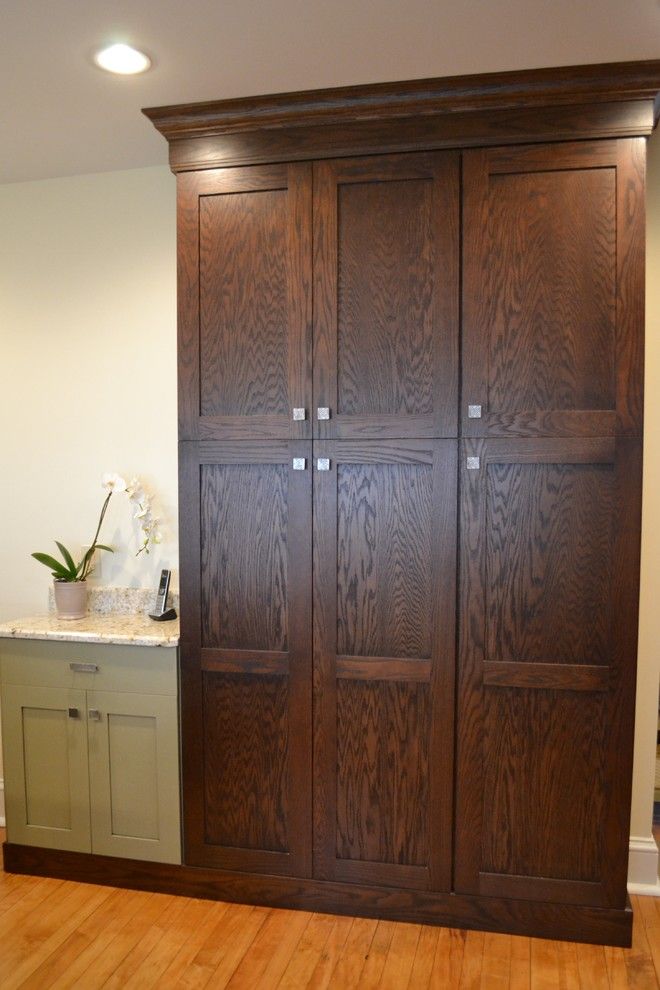 Mecca Furniture for a Rustic Kitchen with a Storage and Dynasty Mecca Oak Chestnut by Sterling Kitchen & Bath