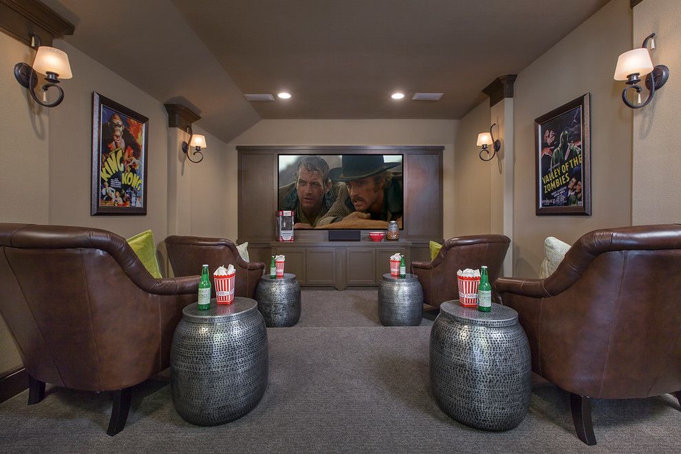 Meridian Movie Theater for a Traditional Home Theater with a League City and Coventry Homes   Hidden Lakes by Coventry Homes   Built Around You