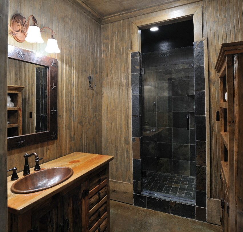 Meritage Homes Houston for a Traditional Bathroom with a Vining Desgin Associates and Home on the Ranch by Vining Design Associates