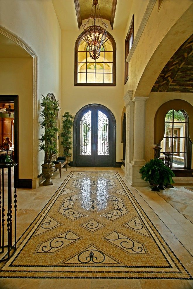 Meritage Homes Orlando for a Mediterranean Entry with a Mediterranean and Street of Dreams (By: River Oaks Development) by Mjs Inc. Custom Home Designs