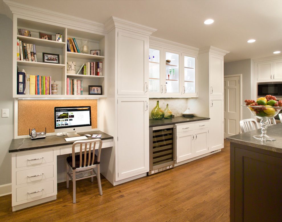 Mesko Glass for a Traditional Kitchen with a Corkboard and Scarsdale Ny Kitchen by Riemer Kitchens & Fine Cabinetry