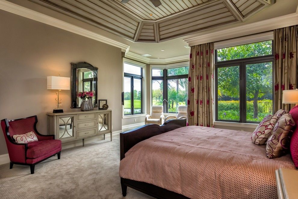 Miami Beach Botanical Garden for a Traditional Bedroom with a Custom Build and Palm Beach Gardens Estate by Pb Built
