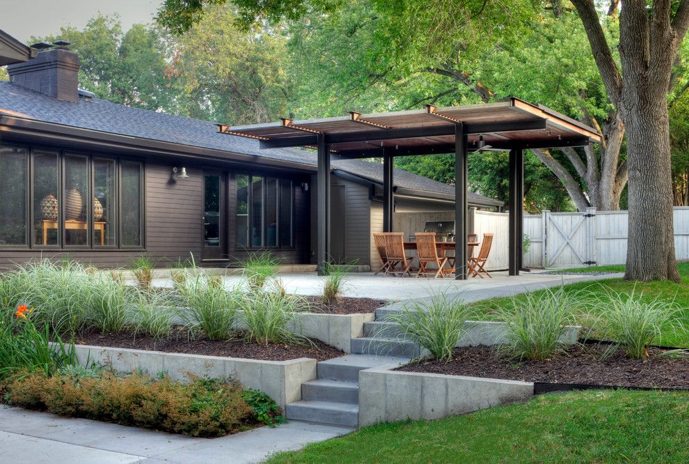 Midtown Arbor Place for a Contemporary Landscape with a Terraced Patio and Cedar Street Remodel by Steven Ginn Architects Llc