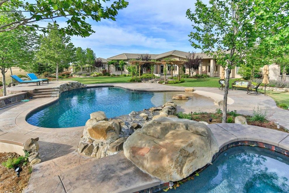 Midtown Arbor Place for a Traditional Pool with a Hardscape and Yolo Hilltop House by Designworks