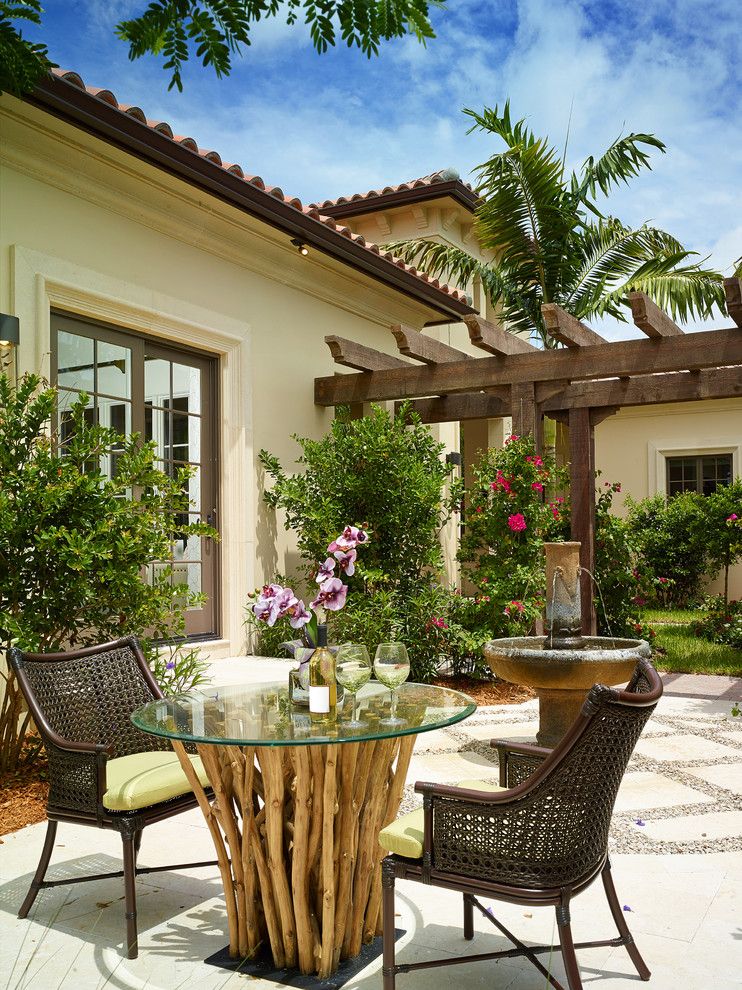 Midtown Arbor Place for a Tropical Patio with a Chairs and Annalisa at Mediterra by London Bay Homes