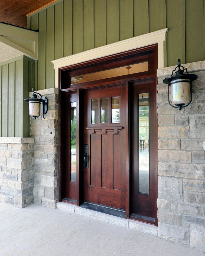 Mill Valley Golf Course for a Craftsman Entry with a Front Entrance and Parkway Project by Chuck Mills Design