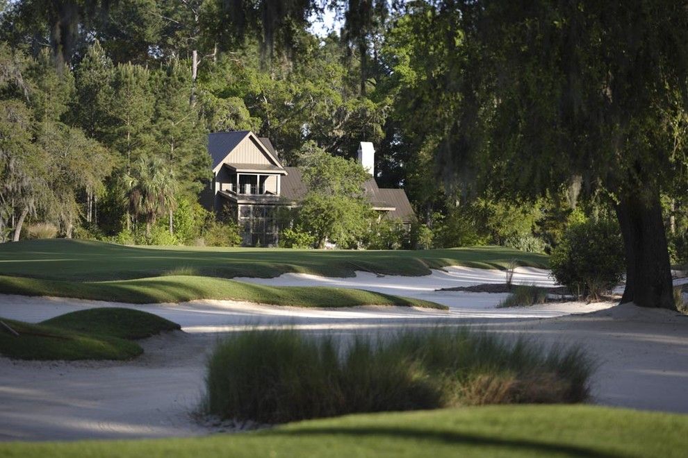 Mill Valley Golf Course for a Rustic Exterior with a Sand and Home of the Year by Wayne Windham Architect, P.a.