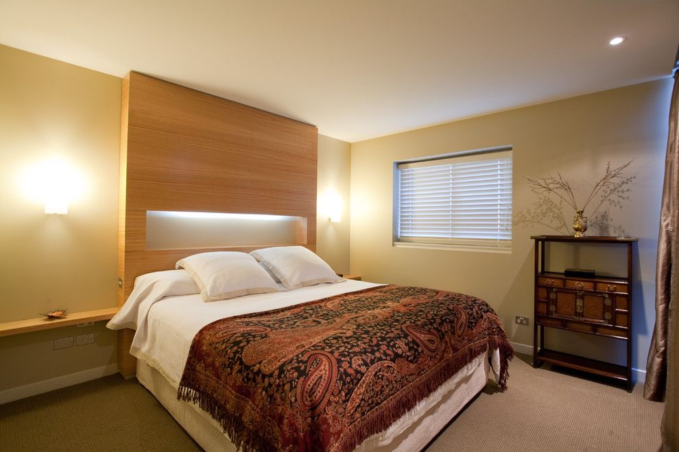 Millbrook Apartments for a Contemporary Bedroom with a Prime Spanish Oak 14 Cut Veneer Board and Millbrook Apartments by Cutting Edge Kitchens