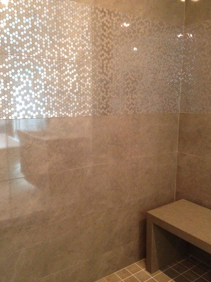 Millington Nj for a Contemporary Bathroom with a Marazzi and Millington, Nj by Benjamin Cruz Designs