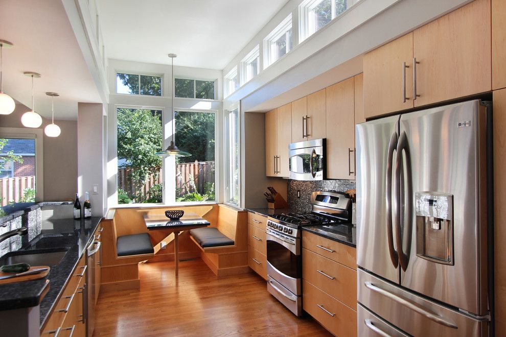 Mosaic Cafe Tucson for a Contemporary Kitchen with a Built in Booth and Kitchen by Bennett Frank Mccarthy Architects, Inc.