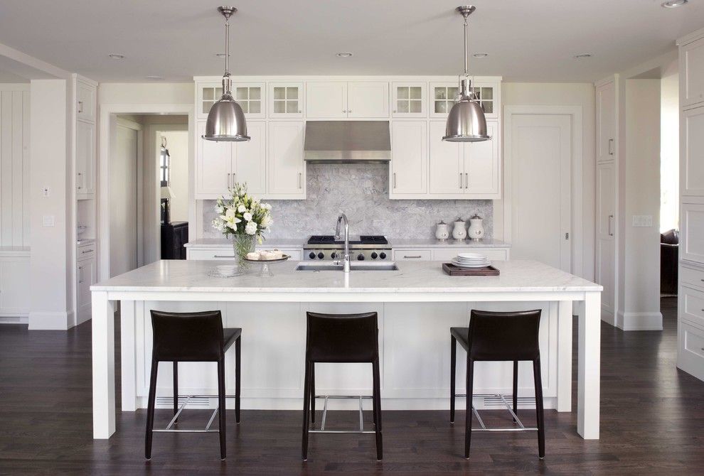 Mosaic Cafe Tucson for a Traditional Kitchen with a White Countertops and Kitchen by Charlie & Co. Design, Ltd