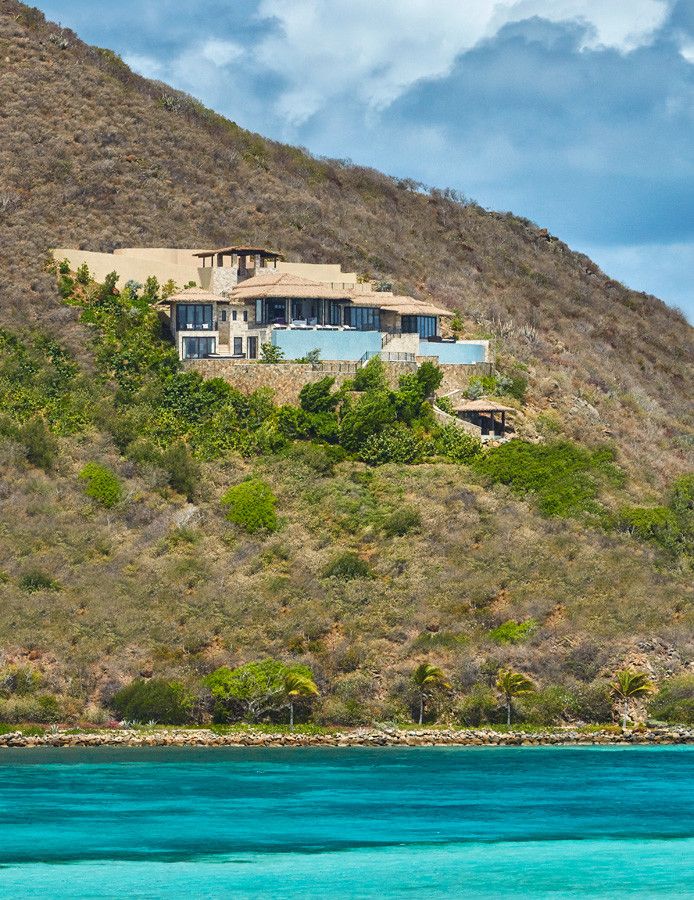 Mosey for a Tropical Exterior with a Exterior Terraces and Virgin Islands Villa by Joseph Mosey Architecture, Inc.