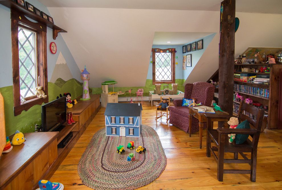 Mousing Around for a Eclectic Kids with a Playroom and Complete Home Construction   Templeton, Ma by C.m. Chartier Contracting