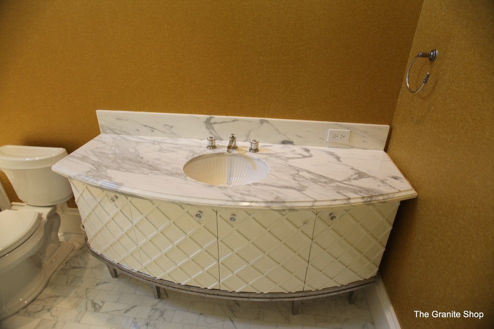 Munire for a Contemporary Bathroom with a Contemporary and Bathroom Vanities by the Granite Shop