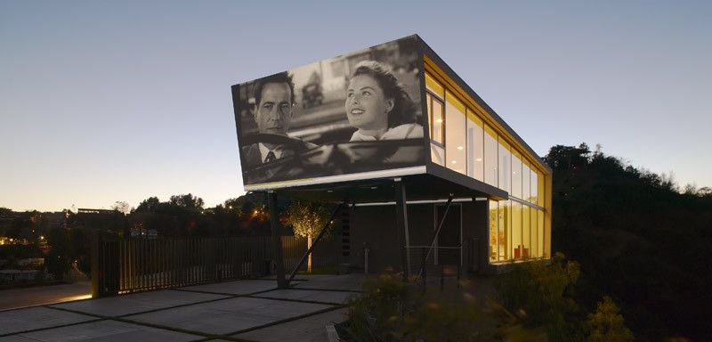 Murfreesboro Movie Theater for a Modern Exterior with a Window and Skyline Residence by Belzberg Architects