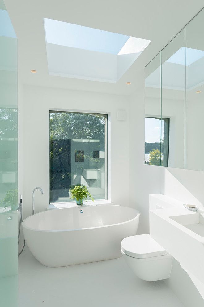 Murrieta Day Spa for a Contemporary Bathroom with a Skylight and Talfour Road 3   London Se15 by Archic