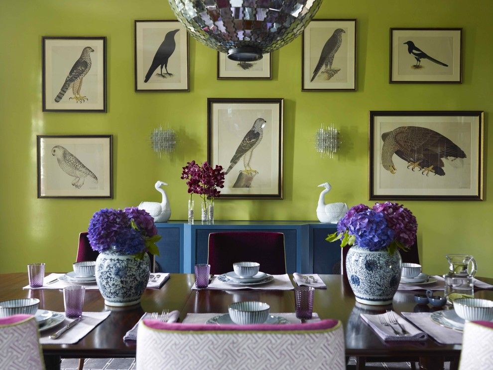 Must See in San Francisco for a Contemporary Dining Room with a Prints and Katie Ridder Rooms by Vendome Press