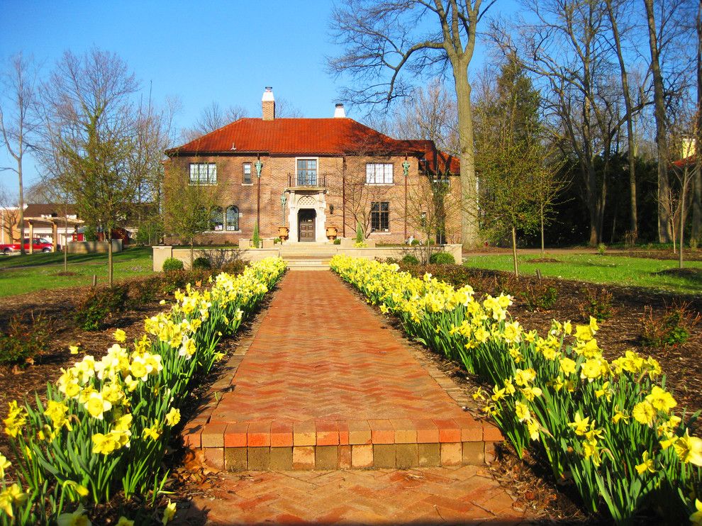 Natureworks for a Traditional Landscape with a Roses and Historical Indianapolis Residence by Surroundings by Natureworks