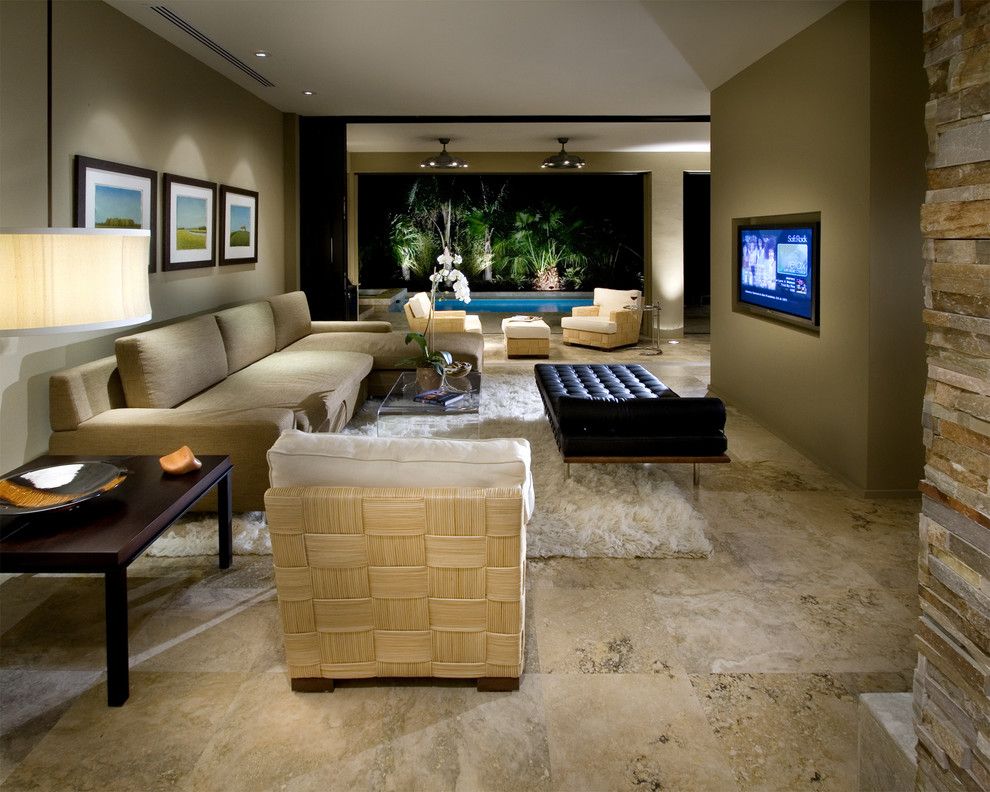 Ne Furniture Mart for a Modern Living Room with a Coffee Table and Nemo (New Modern) by Phil Kean Design Group