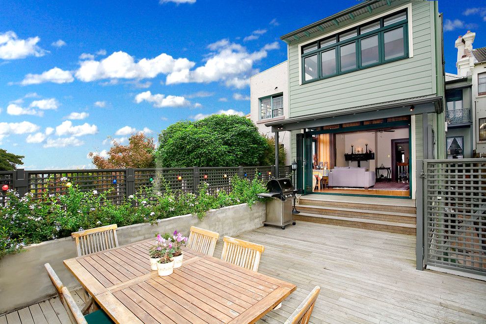 Ne Furniture Mart for a Traditional Patio with a Green House and Lavender Bay Terrace Additions by Poc+P Architects