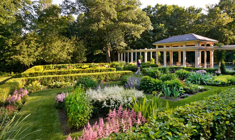 Needham Garden Center for a Traditional Landscape with a Mass Planting and Orono Estate by Windsor Companies