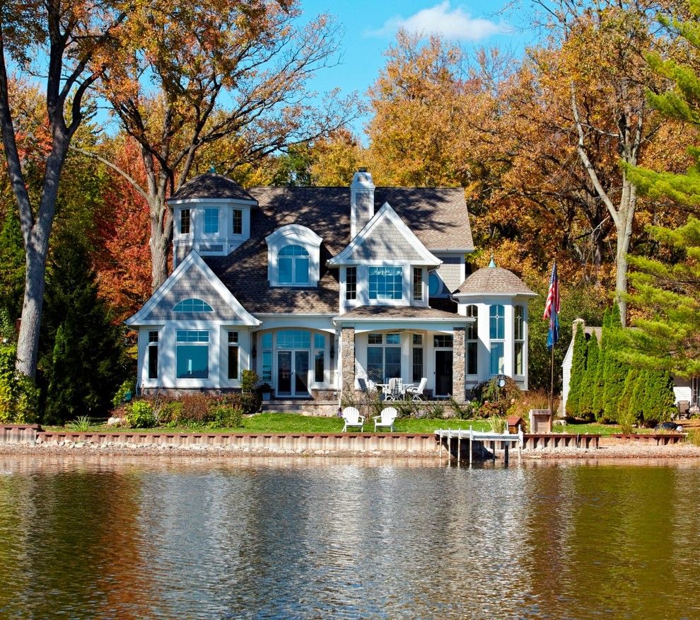 New Orleans La Points of Interest for a Victorian Exterior with a Waterfront and Cape Cod, Shingle Style Lake Home by Vanbrouck & Associates, Inc.