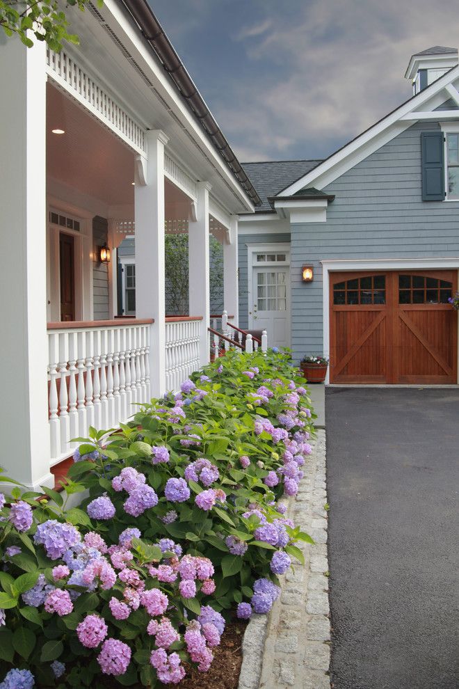 New York Points of Interest for a Traditional Exterior with a Hydrangea and Westchester County, New York Exteriors by Debra Kling Colour Consultant