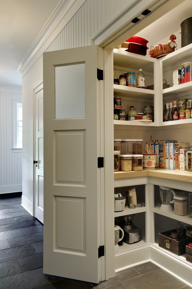 New York Points of Interest for a Traditional Kitchen with a Large Pantry and New York Transformation by Crisp Architects