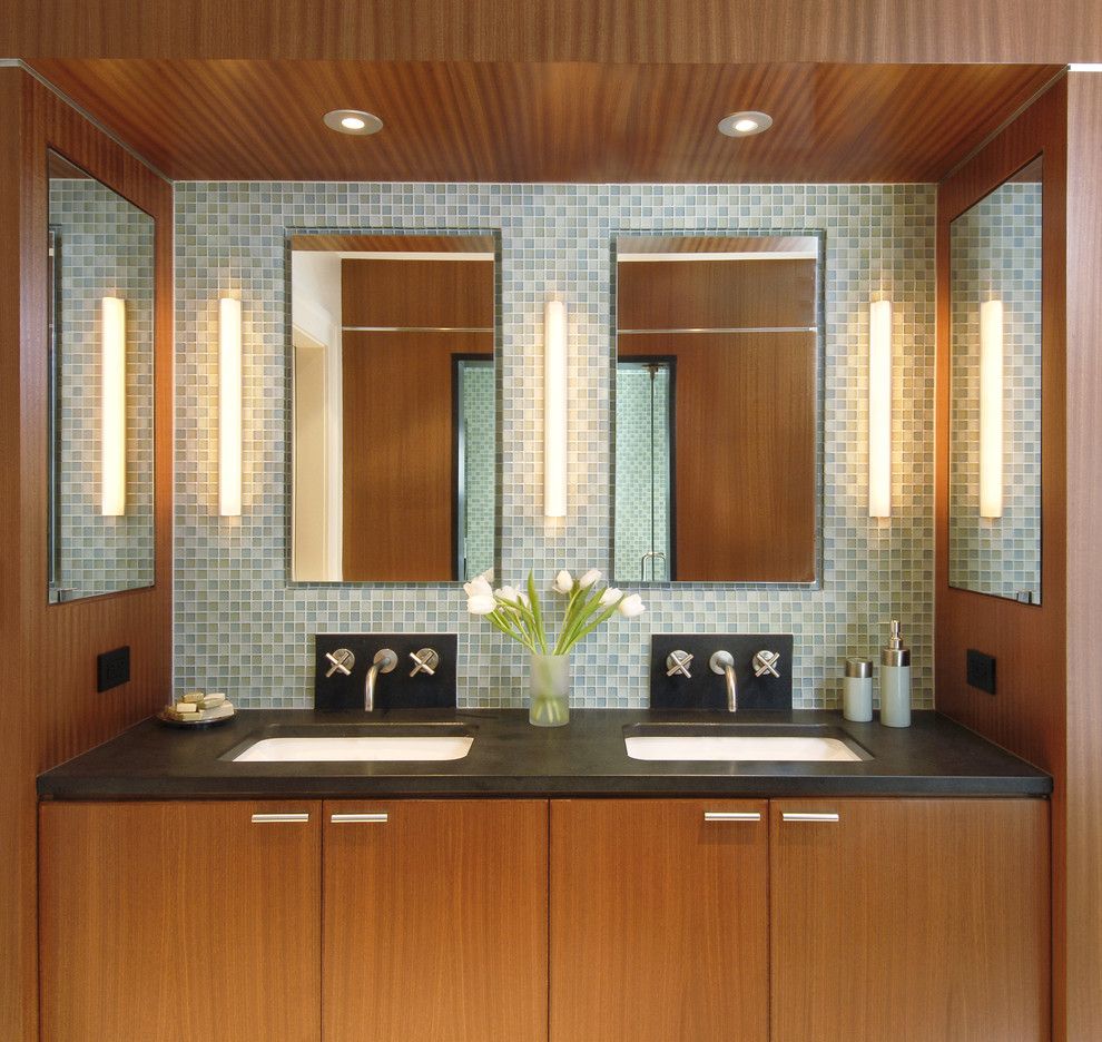 Nichols Hills Ok for a Contemporary Bathroom with a Builtin and Rockwood Street by Oak Hill Architects