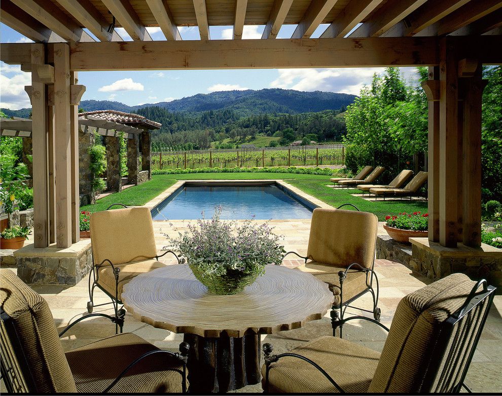 Nichols Hills Ok for a Farmhouse Porch with a Wine Vineyard and St. Helena Farmhouse by Sterling Huddleson Architecture