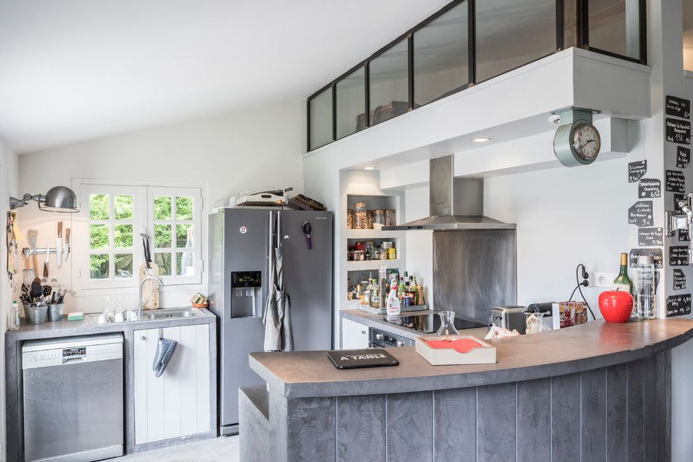 Nicolas De Stael for a Industrial Kitchen with a Bord De Mer and Maison De Vacances by Stanislas Ledoux