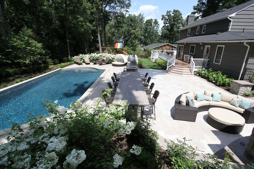 Nj License Restoration for a Transitional Spaces with a Madison and Berkeley Heights Nj | Custom Pool Design New Jersey by the Pool Artist | Brian T. Stratton