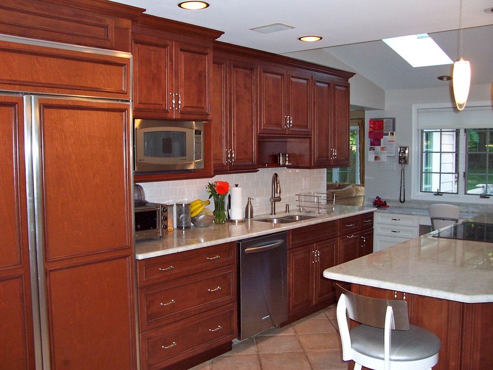 Norcraft for a Transitional Kitchen with a Island and Narberth1 by Molly by Beatty Lumber Company