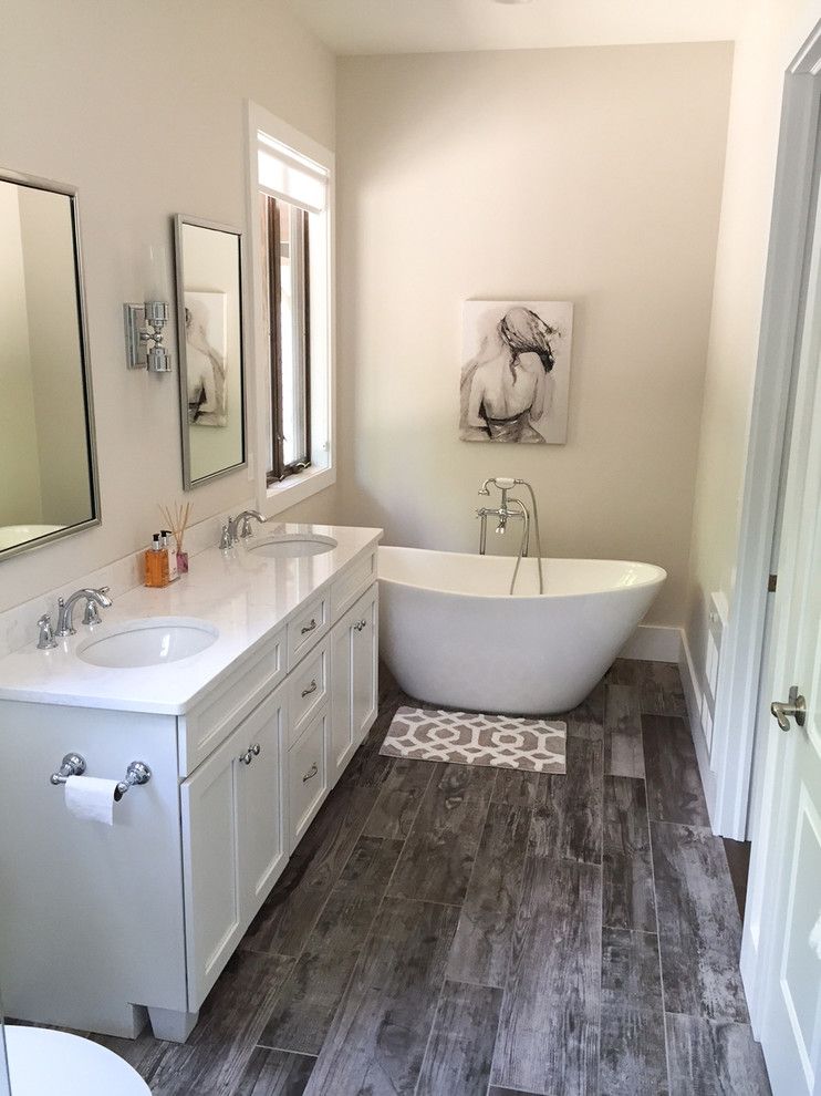 Northen for a Transitional Bathroom with a Holland Floor Coveringa and Arley by Arley Wholesale   Northern Bucks County